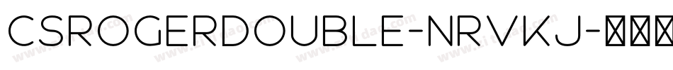 CsRogerDouble-nRvKJ字体转换