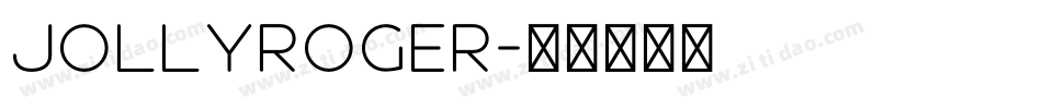 JollyRoger字体转换