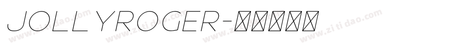 JollyRoger字体转换