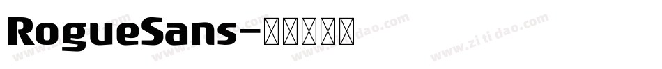 RogueSans字体转换