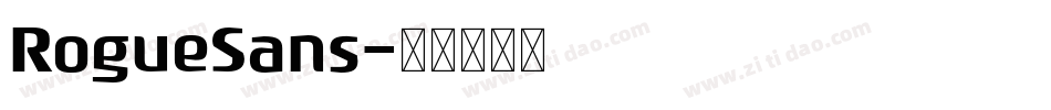 RogueSans字体转换