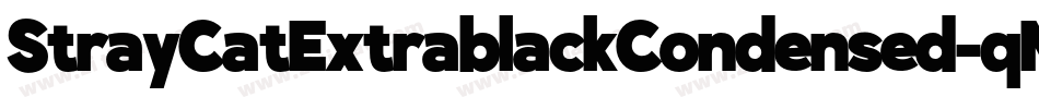 StrayCatExtrablackCondensed-qMq6字体转换