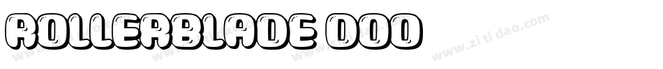 RollerBlade-DOO41字体转换