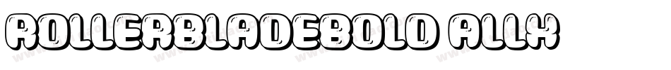 RollerBladeBold-ALLX7字体转换