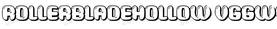 RollerBladeHollow-VGGww字体转换