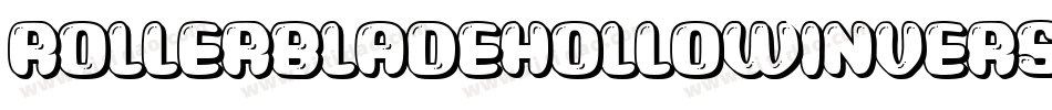 RollerBladeHollowInverse-JRRlx字体转换