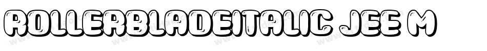 RollerBladeItalic-jEE8M字体转换