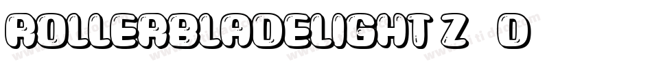 RollerBladeLight-z884D字体转换