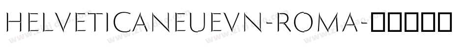 HelveticaNeueVN-Roma字体转换