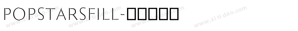 PopstarsFill字体转换