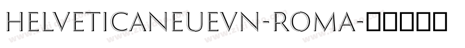 HelveticaNeueVN-Roma字体转换
