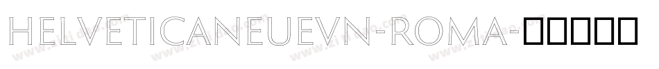 HelveticaNeueVN-Roma字体转换