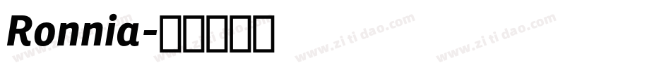 Ronnia字体转换