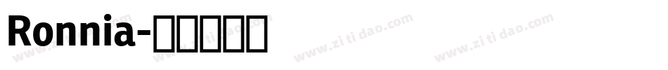 Ronnia字体转换