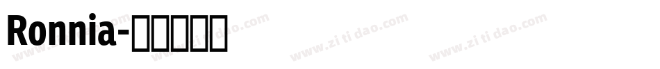 Ronnia字体转换