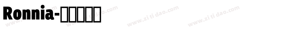 Ronnia字体转换