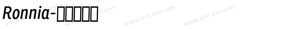 Ronnia字体转换