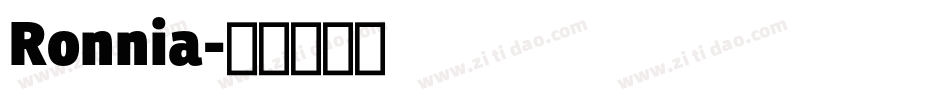 Ronnia字体转换