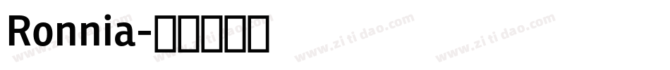 Ronnia字体转换