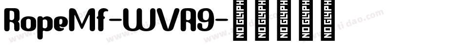 RopeMf-WVA9字体转换