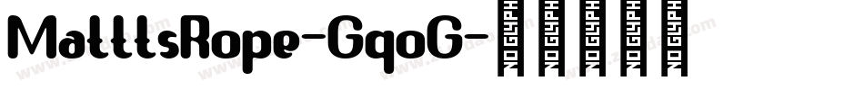 MatttsRope-GqoG字体转换