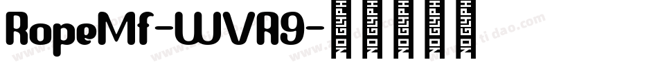 RopeMf-WVA9字体转换