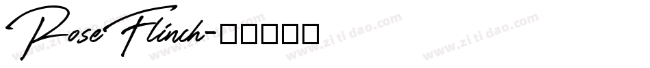 RoseFlinch字体转换