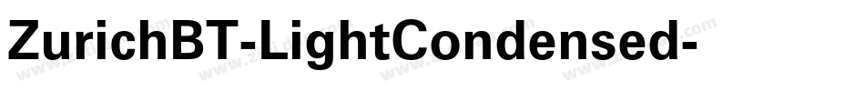 ZurichBT-LightCondensed字体转换