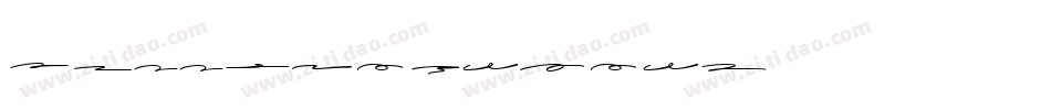 BrookmanSwash字体转换
