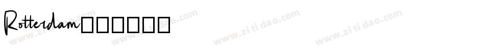Rotterdam字体转换