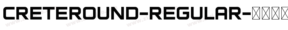 CreteRound-Regular字体转换