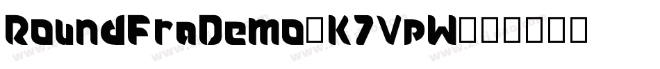RoundfraDemo-K7VpW字体转换