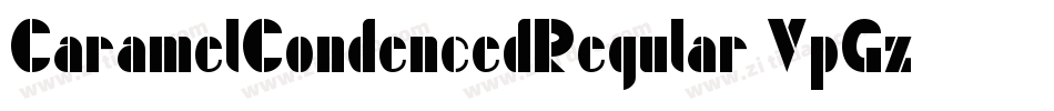 CaramelCondencedRegular-VpGz字体转换