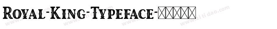 Royal-King-Typeface字体转换