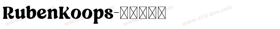RubenKoops字体转换