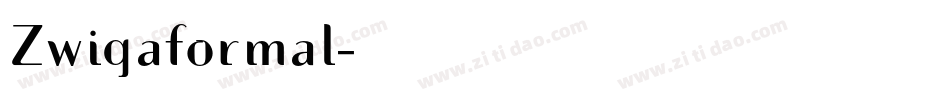 Zwigaformal字体转换