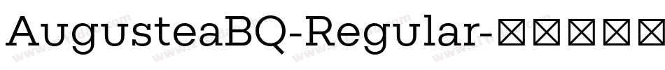 AugusteaBQ-Regular字体转换