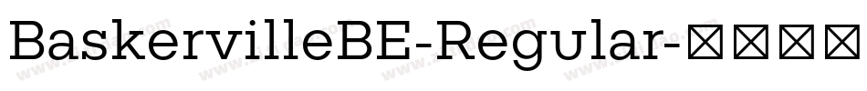 BaskervilleBE-Regular字体转换