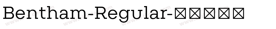 Bentham-Regular字体转换