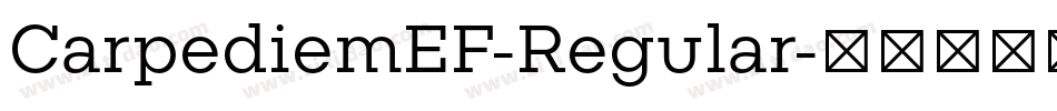 CarpediemEF-Regular字体转换