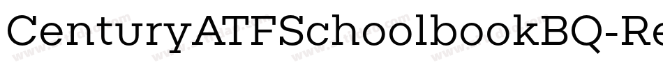 CenturyATFSchoolbookBQ-Regular字体转换