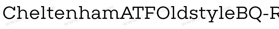 CheltenhamATFOldstyleBQ-Regular字体转换