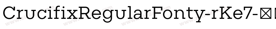CrucifixRegularFonty-rKe7字体转换