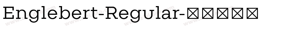 Englebert-Regular字体转换