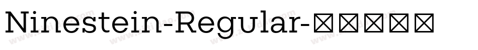 Ninestein-Regular字体转换