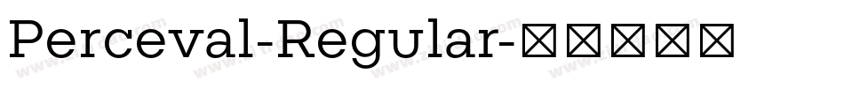 Perceval-Regular字体转换