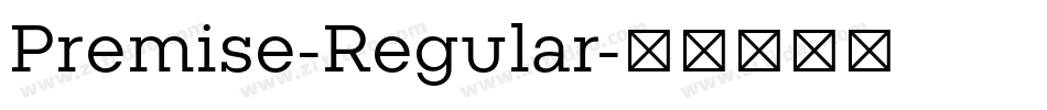 Premise-Regular字体转换