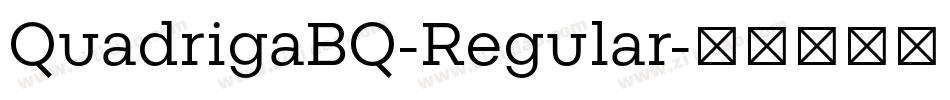 QuadrigaBQ-Regular字体转换