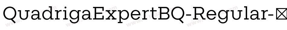 QuadrigaExpertBQ-Regular字体转换