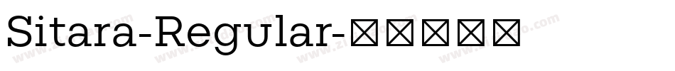 Sitara-Regular字体转换